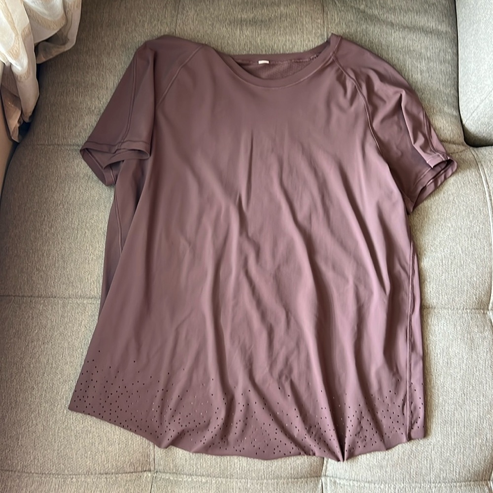 Lululemon purple athletic top